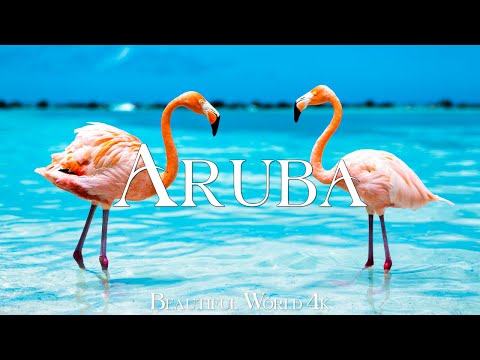 Aruba 4K Amazing Aerial Film - Meditation Relaxing Music - Beautiful Nature