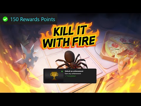 Microsoft Rewards Weekly Set Guide, Earn 3 Achievements - Kill It With Fire Part 7