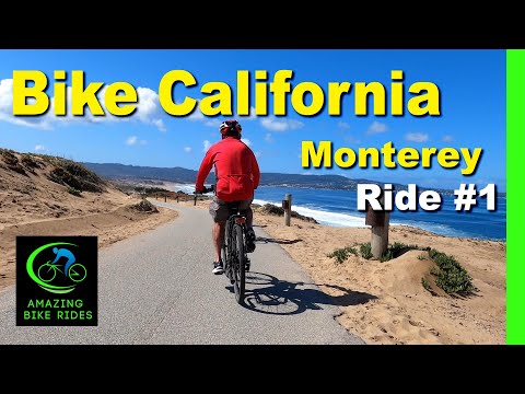 30 Minute Virtual Bike Ride | Monterey California | Beach Ride | Indoor Cycling Workout |