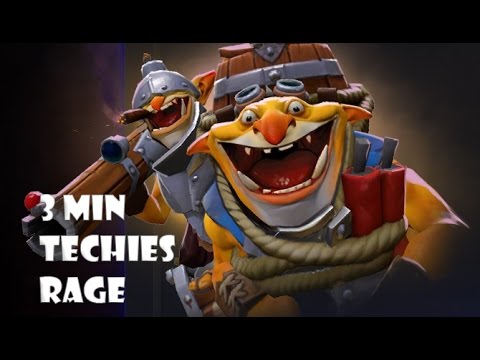 Dota 2 - Techies - How to Make People Rage Quit in 3 Min (6.84)