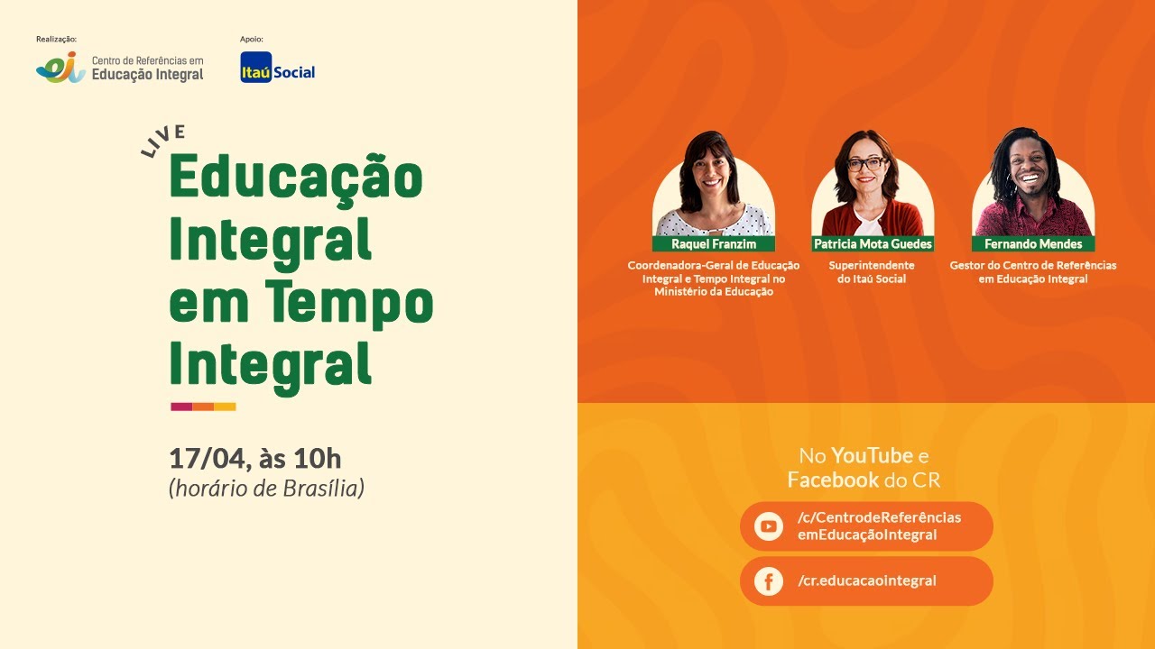 Live: Educação Integral em Tempo Integral