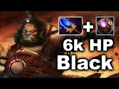3 sec Hooks 6000 HP Black Pudge Dota 2