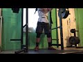 UGLY 130kg/285lb SSB Front Squat