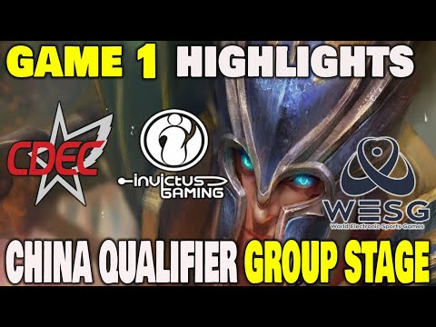 CDEC VS INVICTUS GAMING GAME 1 WESG 2019 China Qualifier