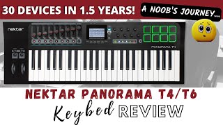 Video thumbnail for Nektar Panorama T4 / T6 MIDI Keyboard Controller - How do the Keys Feel?Keybed Review and Showcase by iNNovational