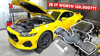 INSTALLING a MASSIVE 3.0L Whipple Supercharger on my 2024 Mustang GT!!! *MADE INSANE POWER!*