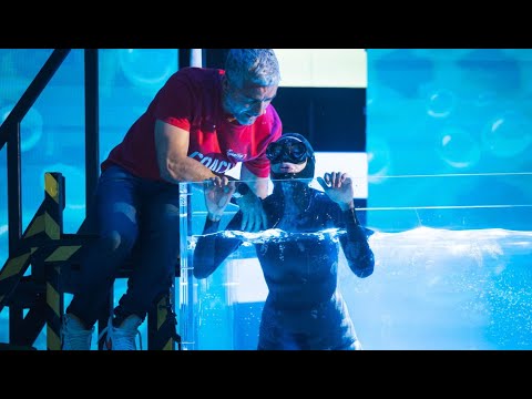 El agobio de Ana Guerra en la Apnea para conseguir superar los 2:27 minutos - El Desafío