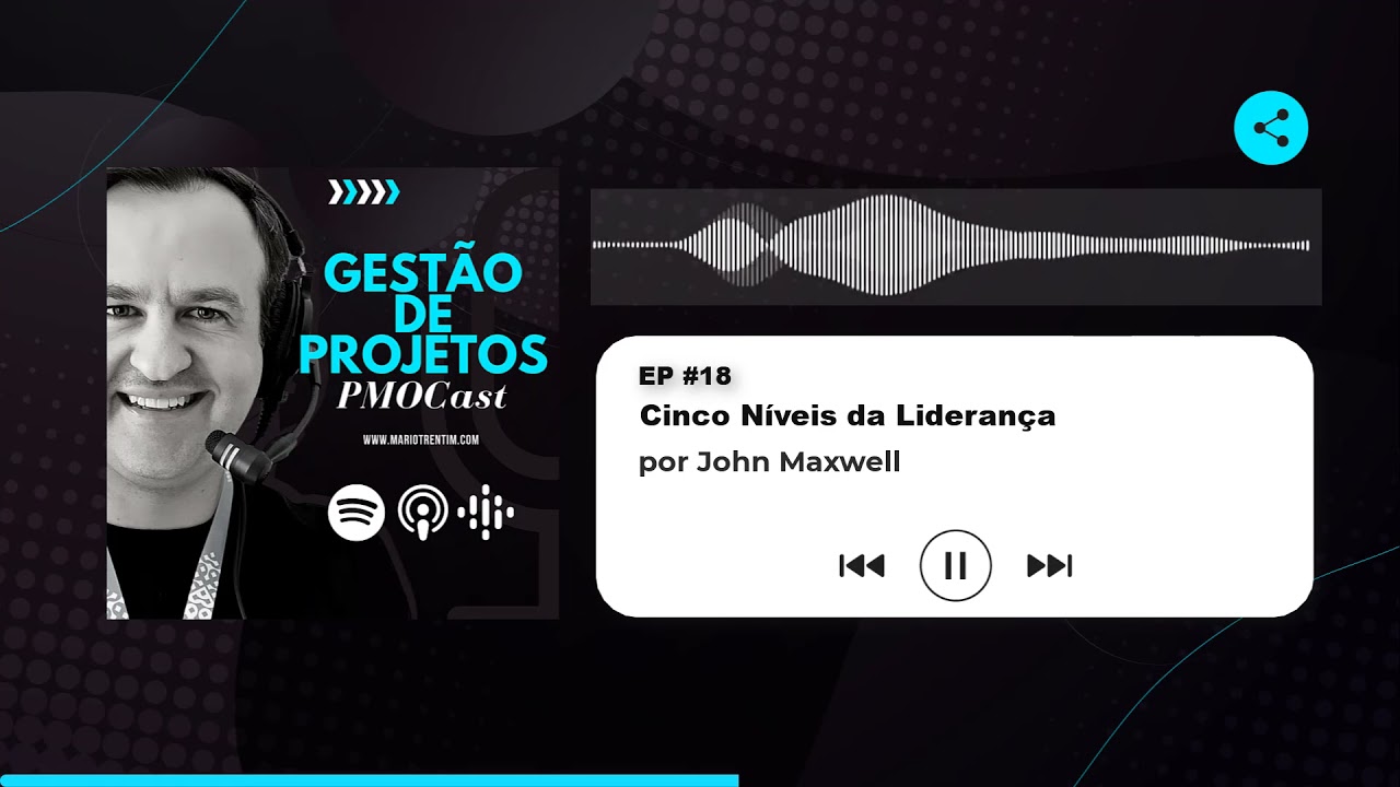 Cinco Níveis da Liderança - John Maxwell | #PMOCast - Ep. 19