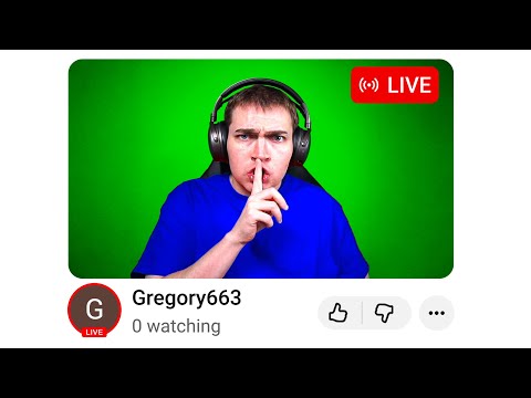 Going live on a secret channel until i get caught