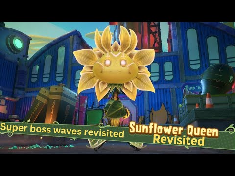 Plants vs Zombies garden warfare 2 Sunflower Queen super boss wave revisited