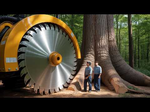 Der schnellste und größte Holzbearbeitungsriese der Welt | Riesige und gefährliche Sägen! #55