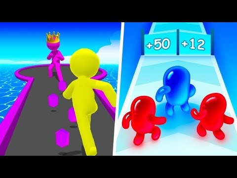 looking good giant rush vs Join blob clash 3D best level Android ios gameplay adventure walkthrough