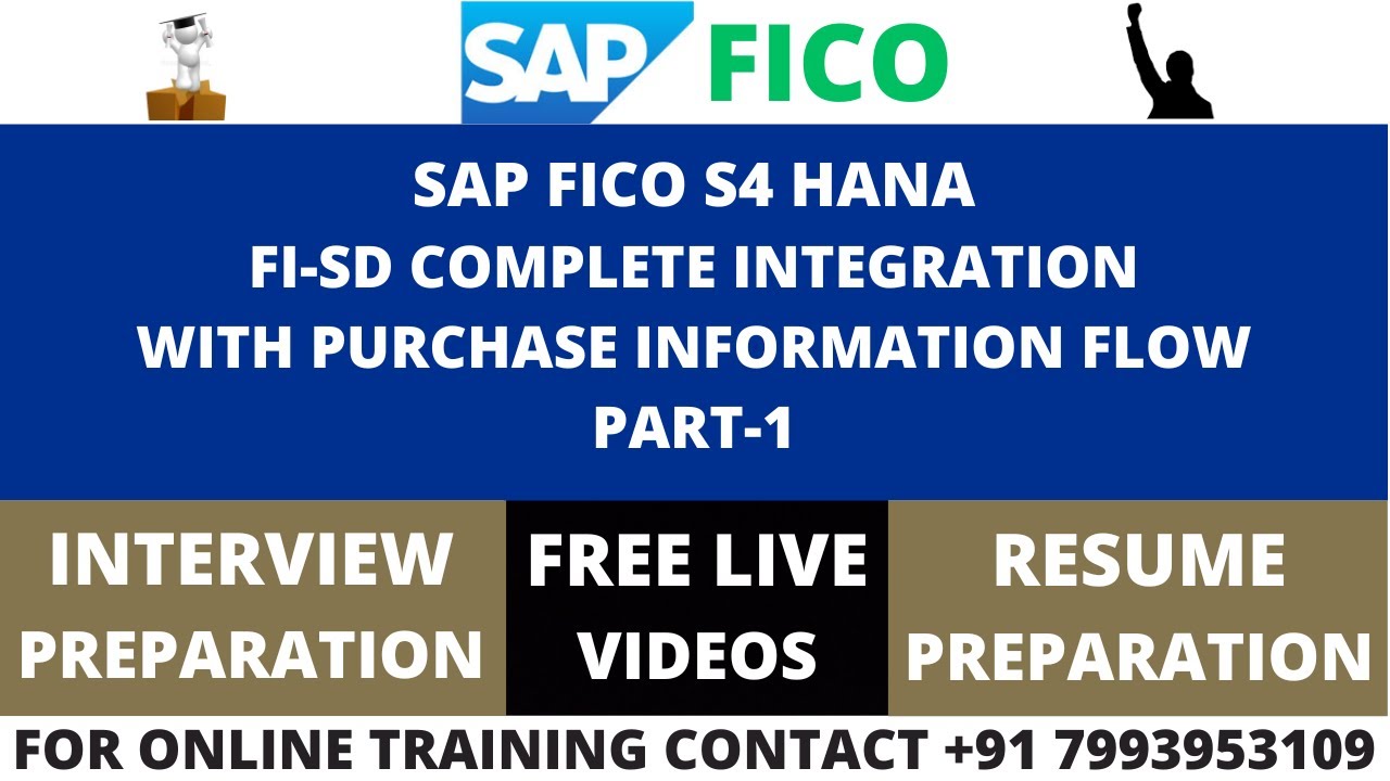 SAP FICO S4 HANA, FI-SD INTEGRATION COMPLETE CONFIGURATIONS, REAL-TIME BUSINESS PROCESS FLOW