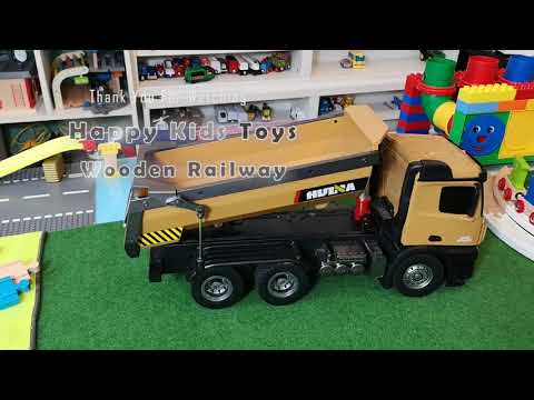 Train for kids, Thomas and Friends, Brio  Wooden, Toys Vehicles for Kids, Dump Truck, Color Video