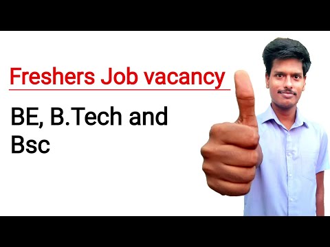 BE Fresher Job Vacancy B Tech Fresher Job Vacancy BSc Job vacancy 2022 in tamil