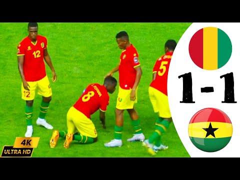 Ghana Vs Guinea Highlights & 1 - 1  All Goals Highlights