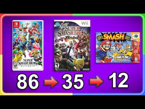 I Cut Ultimate's Roster to the Size of Every Previous Smash Game