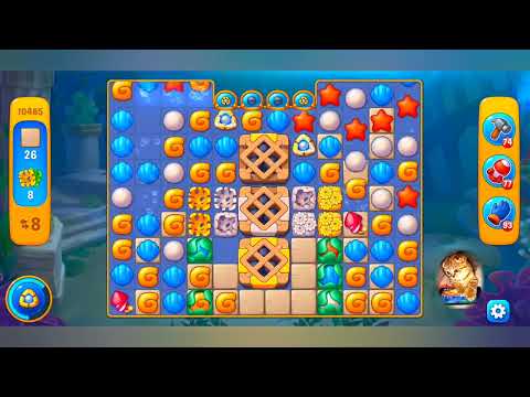 Fishdom, 10485 level,no Booster - 10485 уровень, прохождение без бустеров.