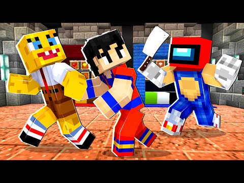 Minecraft Celebrity Island - RUN From Sonic The Among Us Imposter! [1]