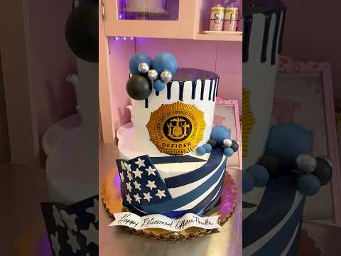 Retirement Cake , ideas de pasteles hombres 💙#pinkcakery #dominicancake #caketutorial