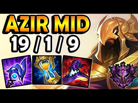 OTP AZIR vs PYKE [ MID ] Lol Master Korea