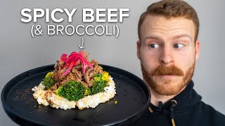 20 Minute Garlic Beef & Broccoli stir fry.