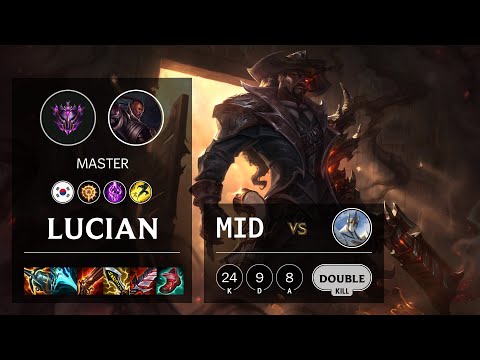 Lucian Mid vs Galio - KR Master Patch 11.11