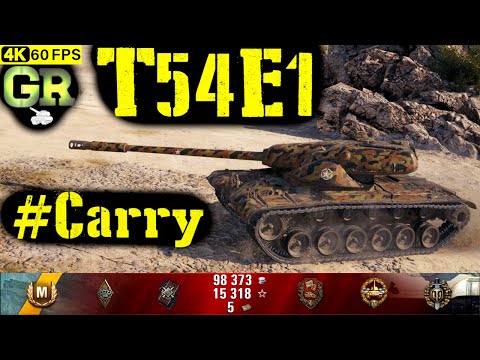 World of Tanks T54E1 Replay - 7 Kills 8.1K DMG(Patch 1.4.1)