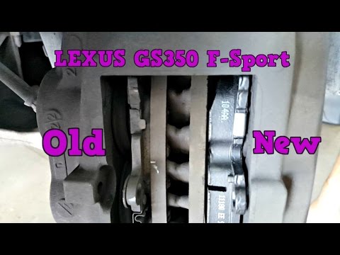 My Wife's 2013 Lexus GS350 F-Sport: How To Change The Brakes (Brembos)