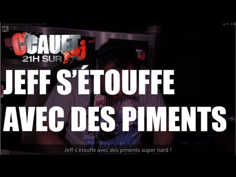 Jeff s'étouffe avec des piments super hard ! - C'Cauet sur NRJ
