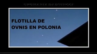 UFO, FLOTILLA DE OVNIS EN POLONIA Dic/2017.