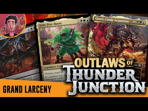 Grand Larceny Full Deck Reveal! | Outlaws of Thunder Junction Commander Precon MTG Spoilers