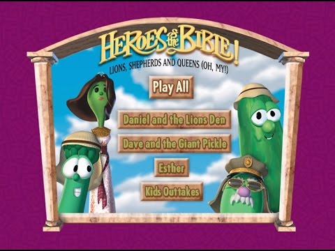 VeggieTales- Heroes of the Bible Vol. 1 Menu and Outtakes