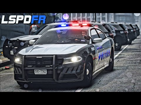 GTA 5 MODS LSPDFR ||DALLAS PD CHARGER || GTA 5 RP CITY PATROL