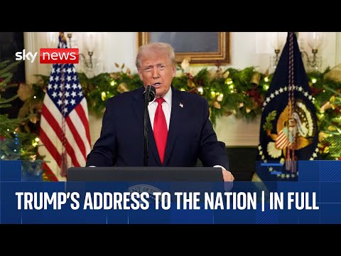 Donald Trump's address to the nation from Oval Office | December 2025 | Watch in full