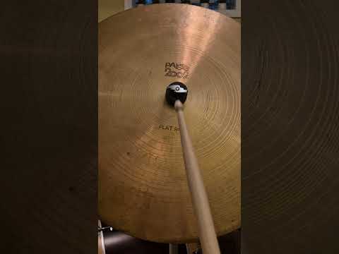 Paiste Vintage 2002 Black Label 20" Flat Ride 1970s image 5