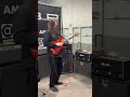 Performing at Namm 2025 Matthew Mills Ibanez and 3rd Power Amplification