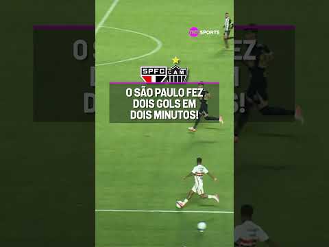 67 E 69 😳 O SÃO PAULO DECIDIU O JOGO EM DOIS MINUTOS! #shorts