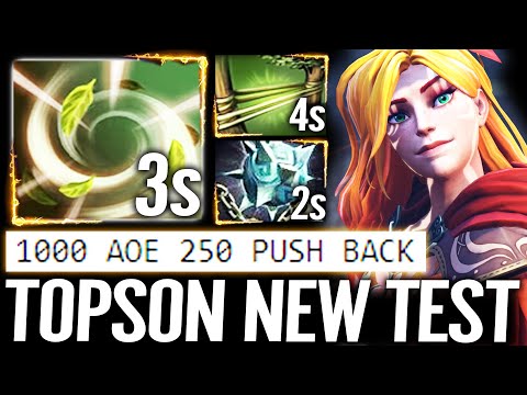 🔥 TOPSON New Test - IMBA 3s GALE FORCE + 2s Gleipnir + 4s Shackleshot WTF Windranger 7.30 Dota 2 Pro