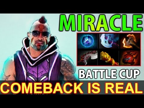 Miracle Antimage - Dota 2 BattleCup Quater Final: Comeback is Real