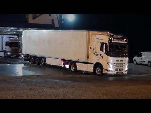 300 Trucks entering Boat - Greece to Italy (Igumenitsa to Brindisi)