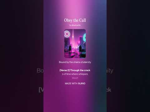 Obey the Call (AI Generated Dystopian Techno Song)