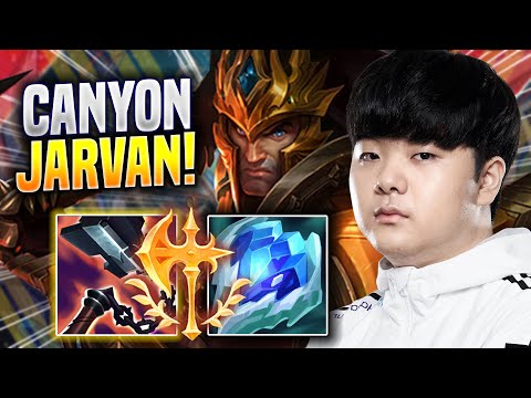 CANYON TRIES JARVAN WITH NEW BUFFS! - DK Canyon Plays Jarvan JUNGLE vs Maokai! | Season 2023