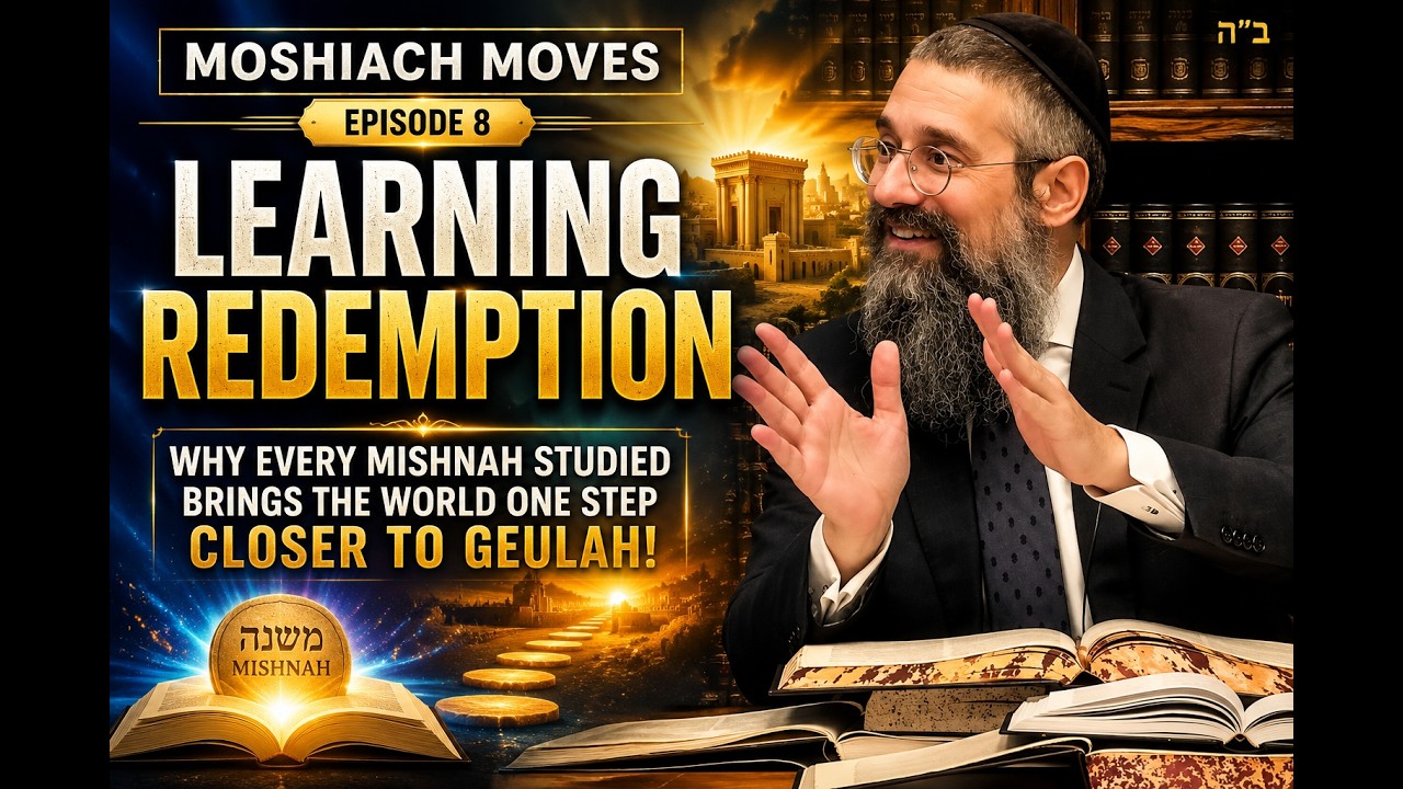 "Moshiach Moves" | Learning Redemption | How Study brings it Closer | 8/18 Things to Bring Moshiach thumbnail