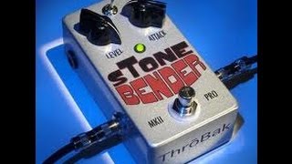Video thumbnail for Throbak Stone Bender Fuzz, demo by Pete Thorn/Vintage King by Pete Thorn