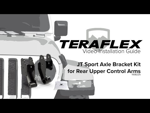 JT Extended-Travel Axle Bracket Kit Install | TeraFlex