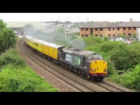 (HD) DRS 37605 + 37608 Thrash Through Pride Park With 1Q05 27/07/15