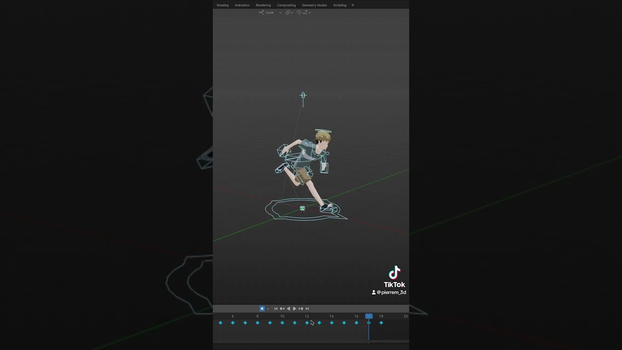 Loop animations in blender #blender #tutorial #blender3d