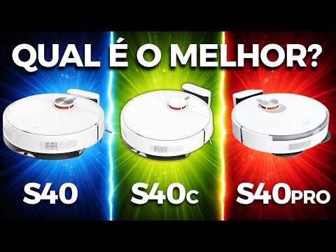 🔥Xiaomi S40, S40c ou S40pro | Qual Robô Aspirador Vale Mais a Pena Comprar em 2026? (Comparativo)