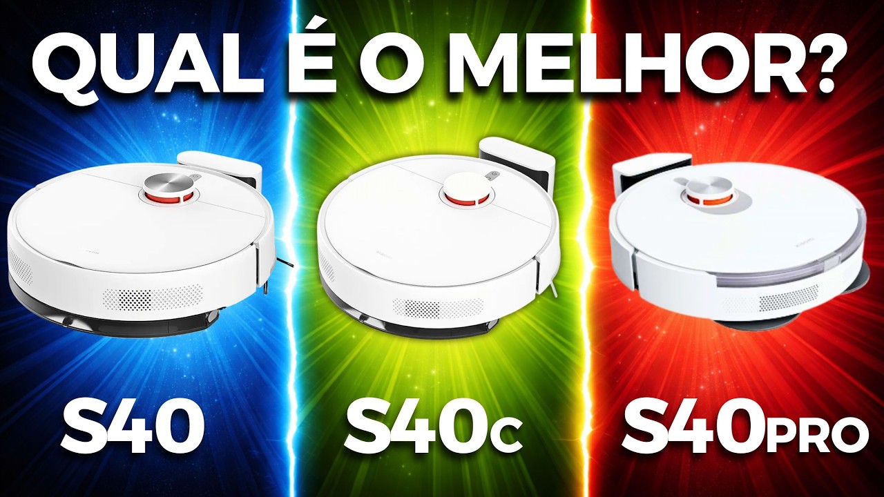 🔥Xiaomi S40, S40c ou S40pro | Qual Robô Aspirador Vale Mais a Pena Comprar em 2026? (Comparativo)